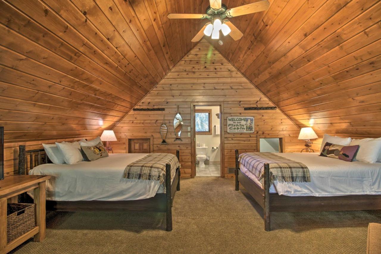 Alluring Nisswa Cabin On Gull Lake With Fireplace! Extérieur photo